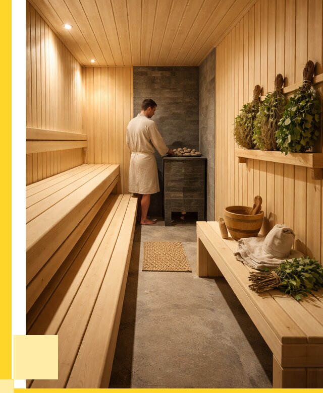 Отделка парной под ключ в Магадане от 357805 р. | ЭриданМгд