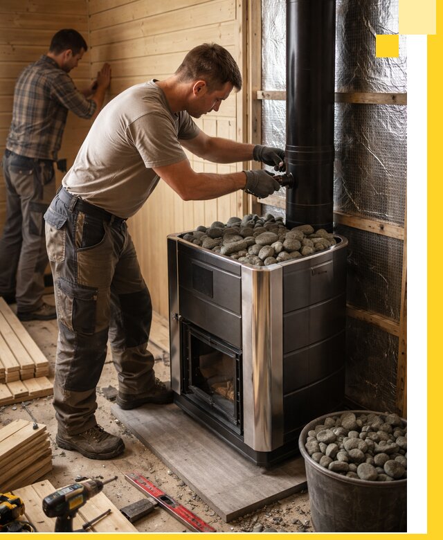 Проектирование и строительство парилок для бани в Магадане под ключ