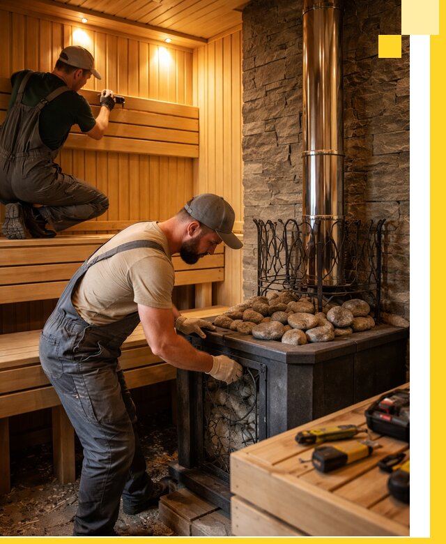 Комплексный дизайн бань, саун и зон отдыха в Магадане