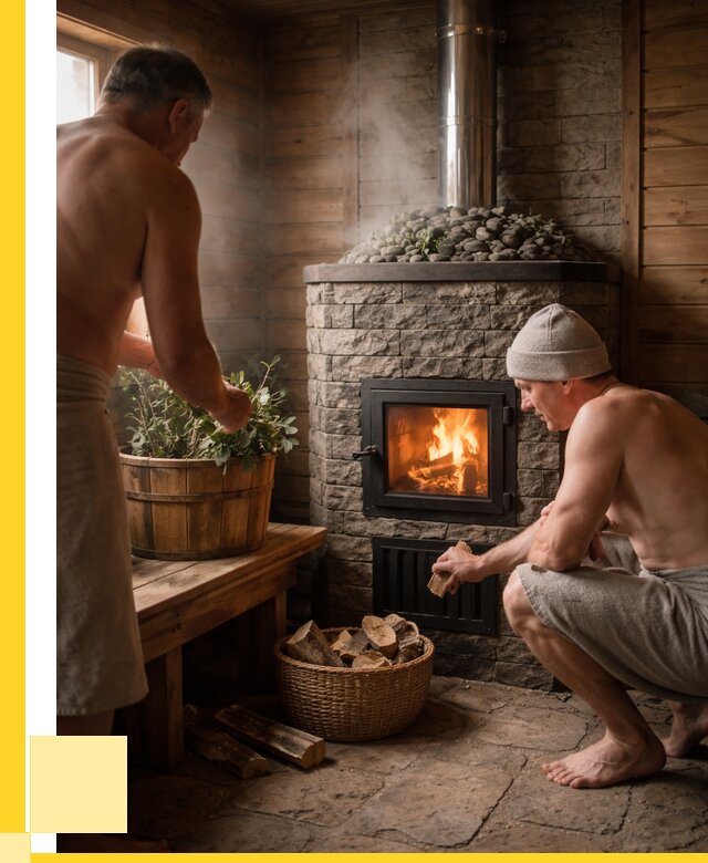 Банные печи под ключ в Магадане от 46004 р. | ЭриданМгд кирпичная