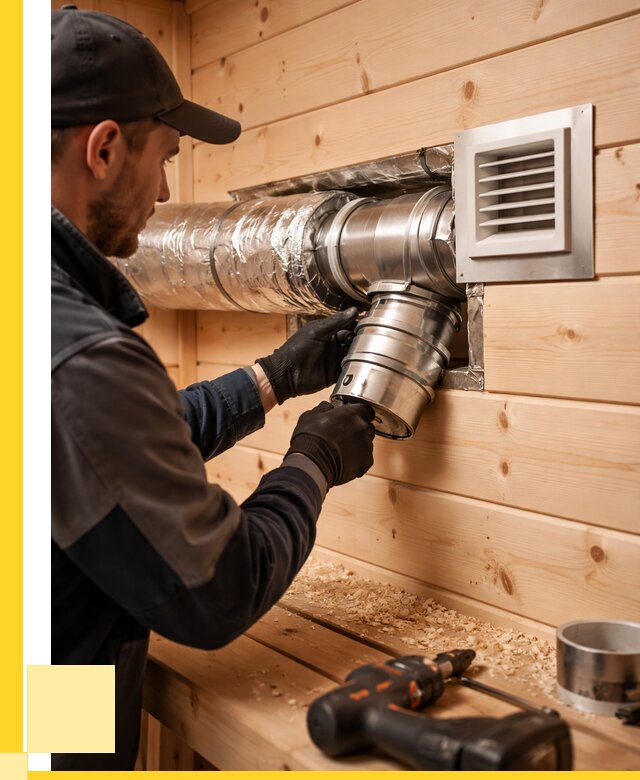 Монтаж вентиляции бани в Магадане от 12268 р. | ЭриданМгд