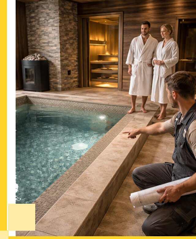 Проект бани с бассейном под ключ в Магадане от 66450 р. | ЭриданМгд