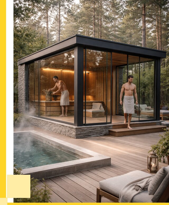 Стеклянные бани и двери в Магадане от 460035 р. | ЭриданМгд