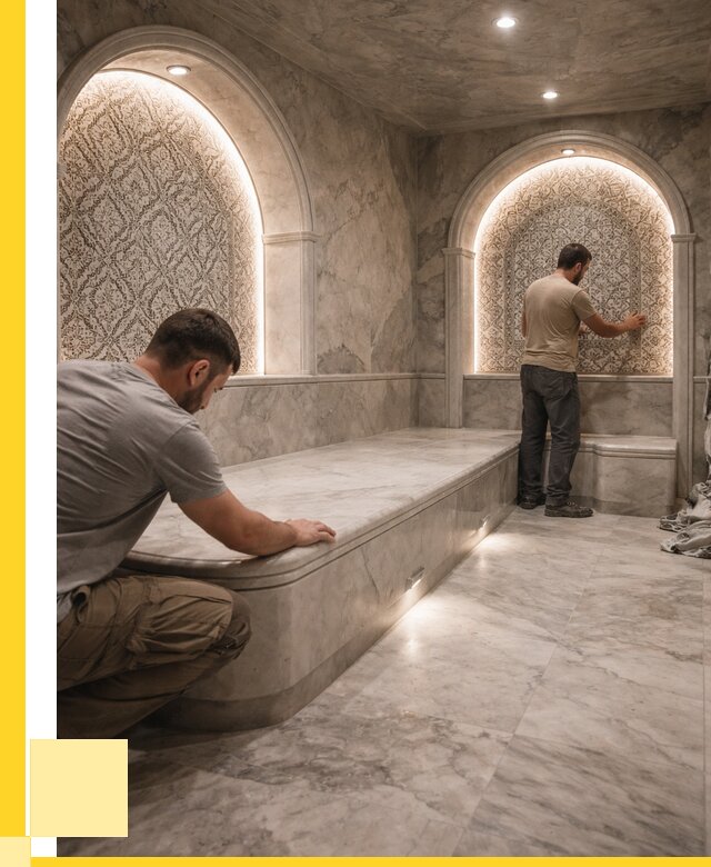 Турецкие бани под ключ в Магадане от 255575 р. | ЭриданМгд