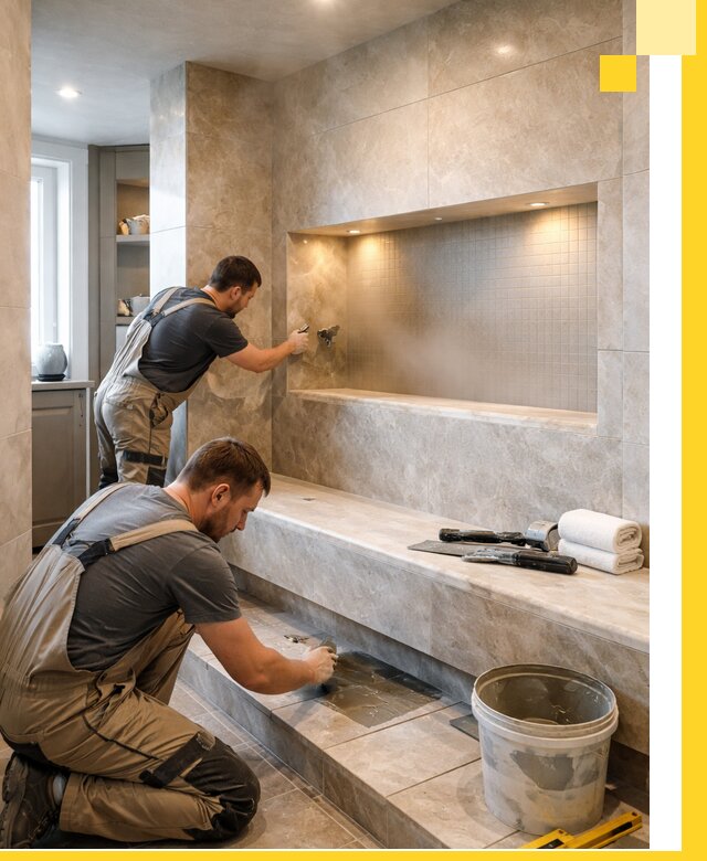 Профессиональное строительство хамама в квартире в Магадане