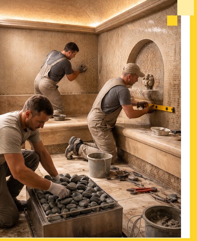 Проектирование и строительство хамама и сауны в Магадане