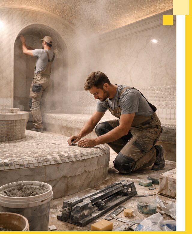 Профессиональный дизайн хамама и SPA под ключ в Магадане