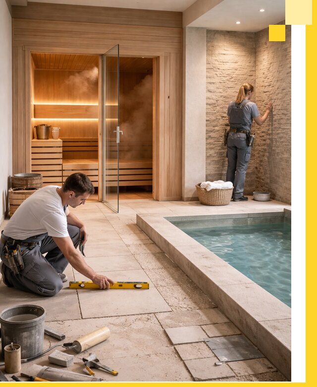 Комплексный дизайн и отделка интерьеров SPA под ключ в Магадане